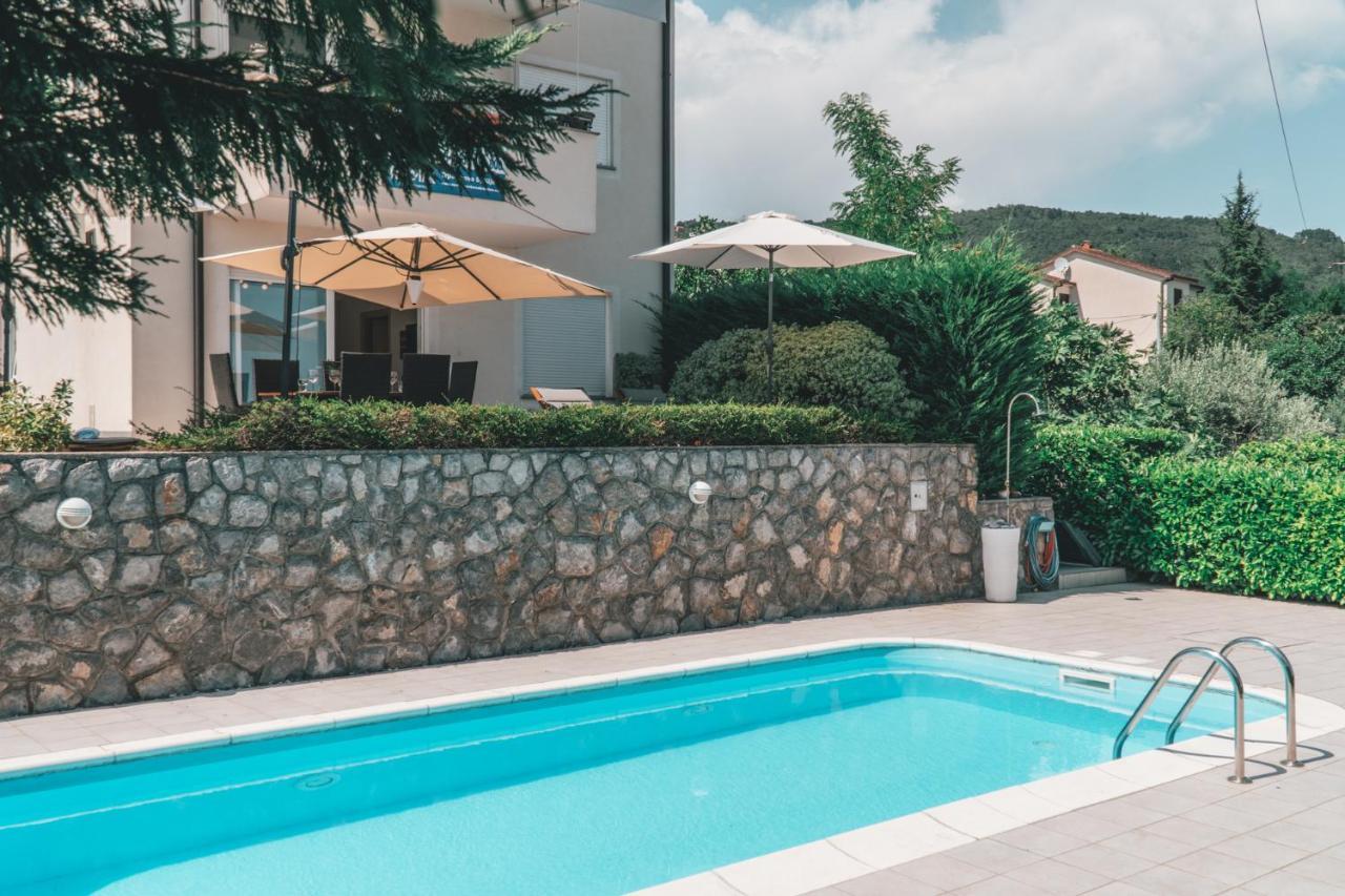 Panoramic Apartment Sea View And Pool Opatija Ičići Dış mekan fotoğraf